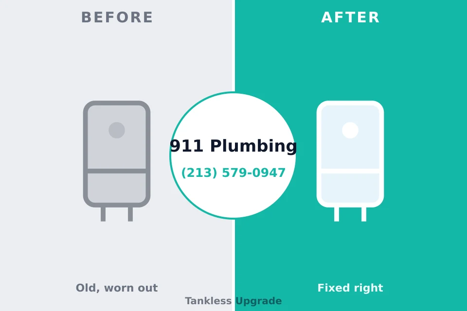 Before and after: plumbing repair Southern Shores, NC